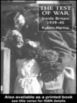 cover image of The Test of War